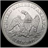 Image 2 : 1858 Seated Liberty Half Dollar CLOSELY UNCIRCULAT