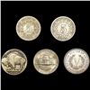 Image 2 : [5] Varied US Nickels (1866, 1872, 1883, 1915-S, 1