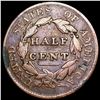 Image 2 : 1829 Classic Head Half Cent NICELY CIRCULATED