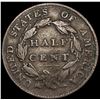 Image 2 : 1826 Classic Head Half Cent NICELY CIRCULATED