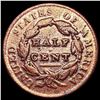 Image 2 : 1828 Classic Head Half Cent NICELY CIRCULATED