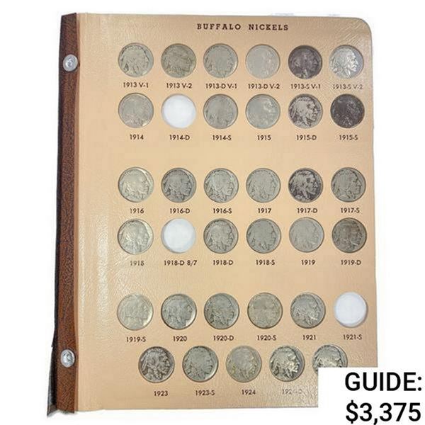 1913-1938 Buffalo Nickel Set [62 Coins]