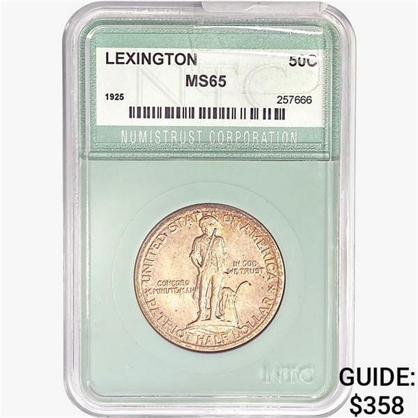 1925 Lexington Half Dollar NTC MS65