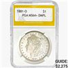 Image 1 : 1881-O Morgan Silver Dollar PGA MS64+ DMPL