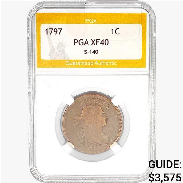 1797 Draped Bust Large Cent PGA XF40 S-140