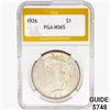 Image 1 : 1926 Silver Peace Dollar PGA MS65