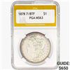 Image 1 : 1878 7/8TF Morgan Silver Dollar PGA MS63