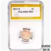 Image 1 : 1927-D Wheat Cent PGA MS64 RED
