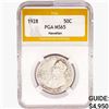 Image 1 : 1928 Hawaiian Half Dollar PGA MS65