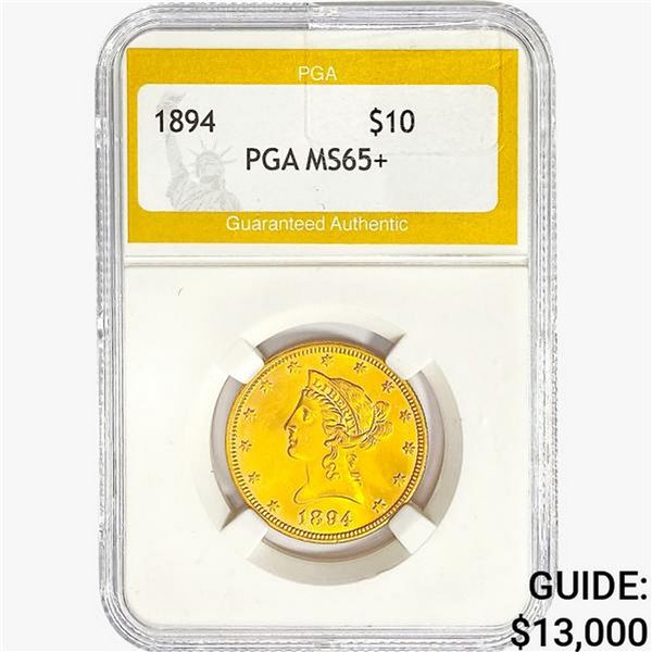 1894 $10 Gold Eagle PGA MS65+