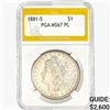 Image 1 : 1881-S Morgan Silver Dollar PGA MS67 PL