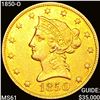 Image 1 : 1850-O $10 Gold Eagle UNCIRCULATED