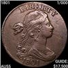 Image 1 : 1801 1/000 Draped Bust Cent CLOSELY UNCIRCULATED