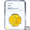 Image 1 : 1927 $20 Gold Double Eagle NGC MS66