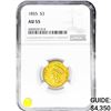 Image 1 : 1855 $3 Gold Piece NGC AU55