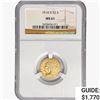 Image 1 : 1914-D $2.50 Gold Quarter Eagle NGC MS61