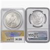 Image 2 : 1881, 1924 (Set 2) Morgan & Peace Silver $1  MS