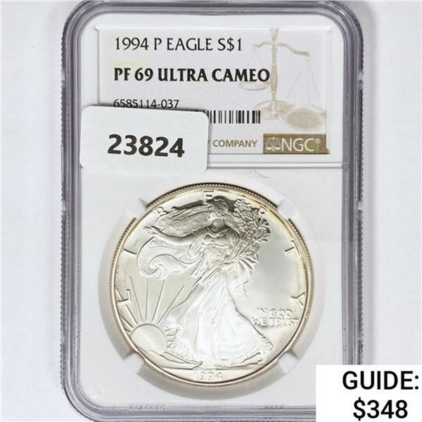 1994-P American Silver Eagle NGC PF69 UC