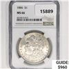 Image 1 : 1886 Morgan Silver Dollar NGC MS66