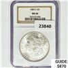 Image 1 : 1880-S Morgan Silver Dollar NGC MS66