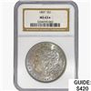 Image 1 : 1887 Morgan Silver Dollar NGC MS63*