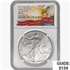 Image 1 : 2021 Silver Eagle NGC MS70 Eagle Landing T-2