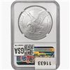 Image 2 : 2021 Silver Eagle NGC MS70 Eagle Landing T-2