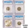 Image 1 : [4] US Silver Coinage ICG MS,PR 1923-1954