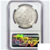 Image 2 : 1884 Morgan Silver Dollar NGC MS65