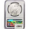 Image 2 : 1923-D Silver Peace Dollar NGC MS62