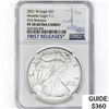 Image 1 : 2021-W American 1oz Silver Eagle NGC PF70 UC 1st R