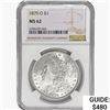 Image 1 : 1879-O Morgan Silver Dollar NGC MS62