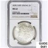 Image 1 : 1878 7/8TF Morgan Silver Dollar NGC MS62 Strong