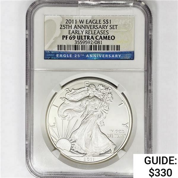 2011-W ASE NGC PF69 UC 25th Ann