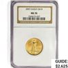 Image 1 : 2007 $10 1/4oz. American Gold Eagle NGC MS70