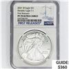 Image 1 : 2021-W American 1oz Silver Eagle NGC PF70 UC 1st R