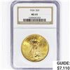 Image 1 : 1924 $20 Gold Double Eagle NGC MS65