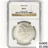 Image 1 : 1900-S Morgan Silver Dollar NGC MS61