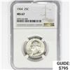 Image 1 : 1964 Washington Silver Quarter NGC MS67