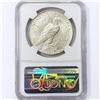 Image 2 : 1923-D Silver Peace Dollar NGC MS61