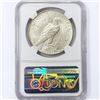 Image 2 : 1923-D Silver Peace Dollar NGC MS61