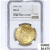 Image 1 : 1904 $20 Gold Double Eagle NGC MS64