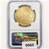 Image 2 : 1904 $20 Gold Double Eagle NGC MS64