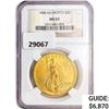 Image 1 : 1908 $20 Gold Double Eagle NGC MS63 No Motto