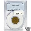 1872 Indian Head Cent PCGS F12