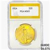 Image 1 : 1924 $20 Gold Double Eagle PGA MS65