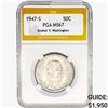 Image 1 : 1947-S Booker T Half Dollar PGA MS67