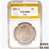 Image 1 : 1901-S Morgan Silver Dollar PGA MS65 Toner