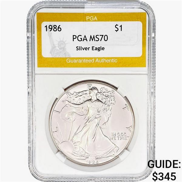 1986 Silver Eagle PGA MS70