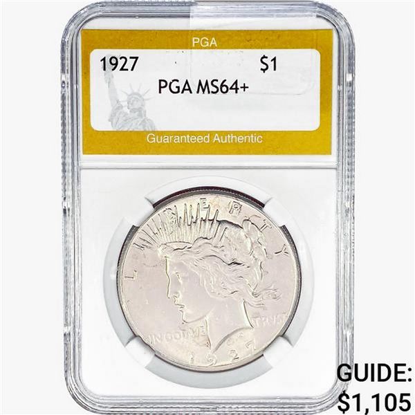 1927 Silver Peace Dollar PGA MS64+